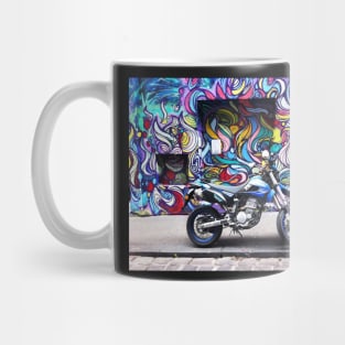 Hosier Lane Graffiti and motor bike Mug